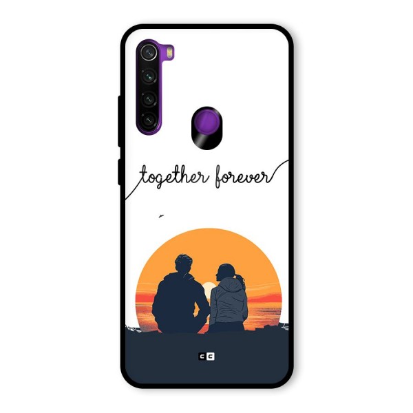 Together Forever Glass Back Case for Redmi Note 8
