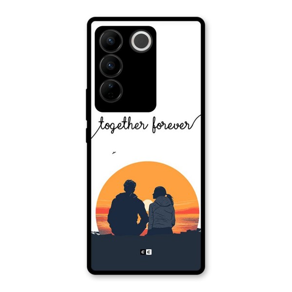Together Forever Glass Back Case for Vivo V27