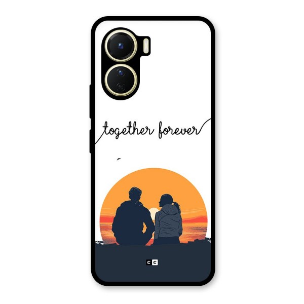 Together Forever Glass Back Case for Vivo Y16