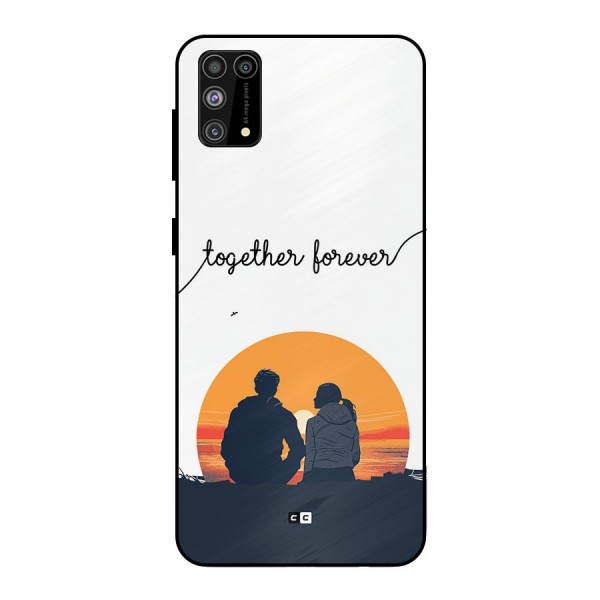 Together Forever Metal Back Case for Galaxy F41