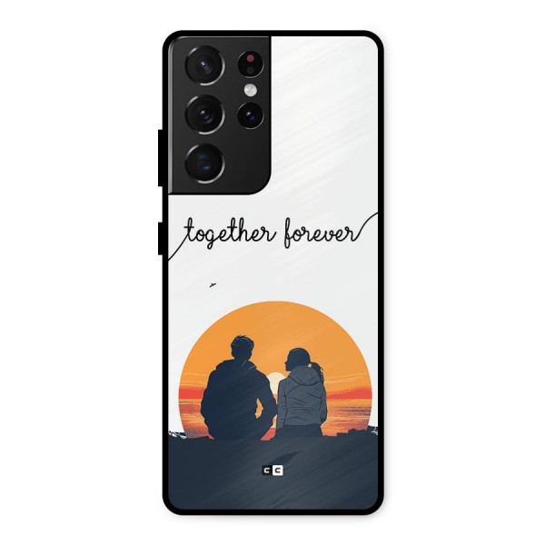 Together Forever Metal Back Case for Galaxy S21 Ultra 5G