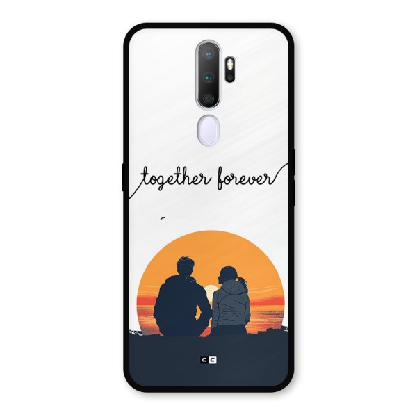 Together Forever Metal Back Case for Oppo A5 (2020)