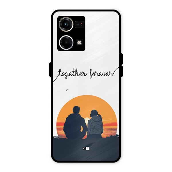 Together Forever Metal Back Case for Oppo F21s Pro 4G