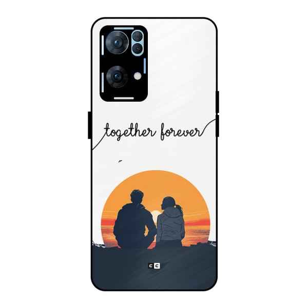 Together Forever Metal Back Case for Oppo Reno7 Pro 5G