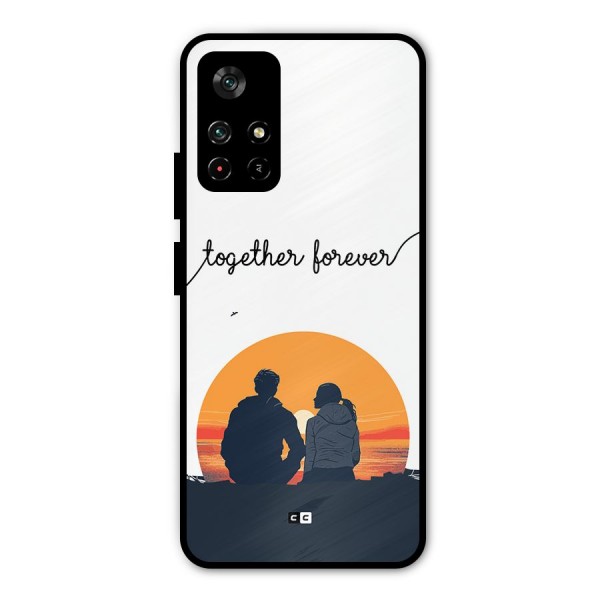 Together Forever Metal Back Case for Poco M4 Pro 5G