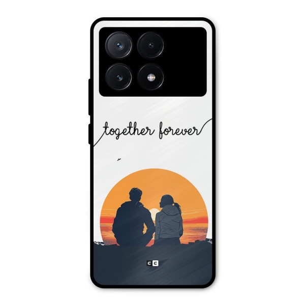 Together Forever Metal Back Case for Poco X6 Pro
