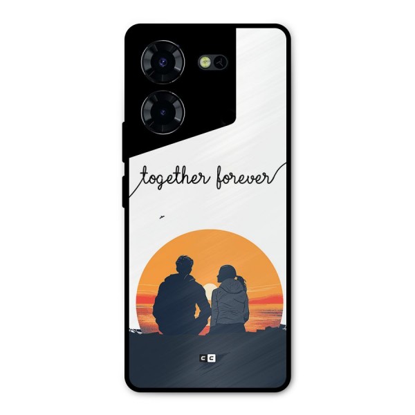 Together Forever Metal Back Case for Tecno Pova 5 Pro 5G