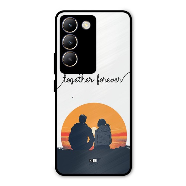Together Forever Metal Back Case for Vivo Y200e