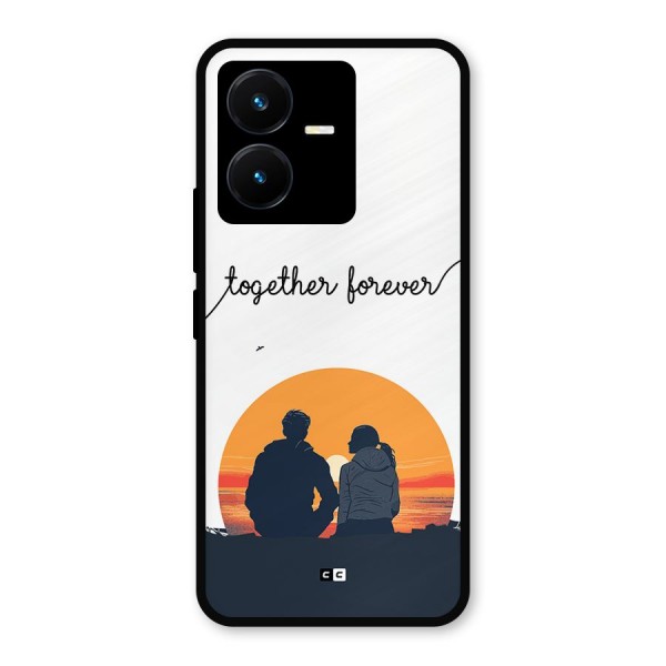 Together Forever Metal Back Case for Vivo Y22