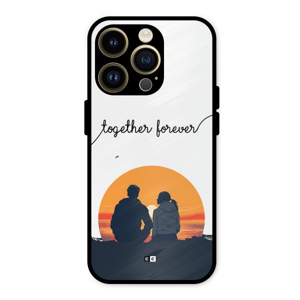 Together Forever Metal Back Case for iPhone 14 Pro