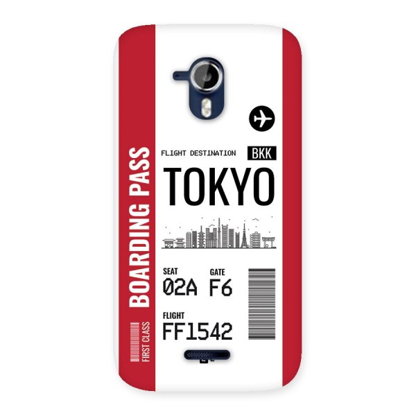 Tokyo Boarding Pass Back Case for Canvas Magnus A117