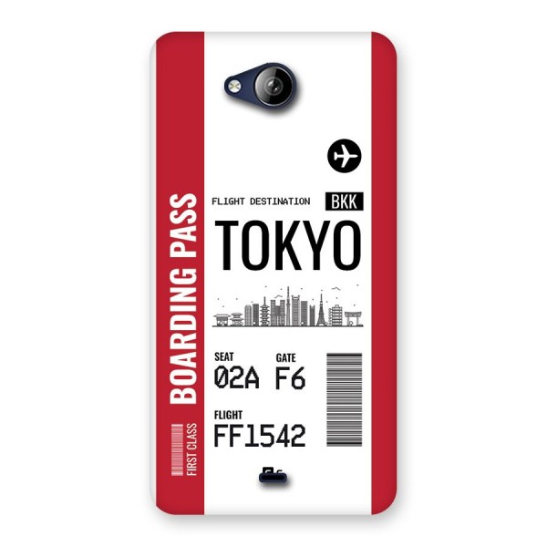 Tokyo Boarding Pass Back Case for Canvas Play Q355