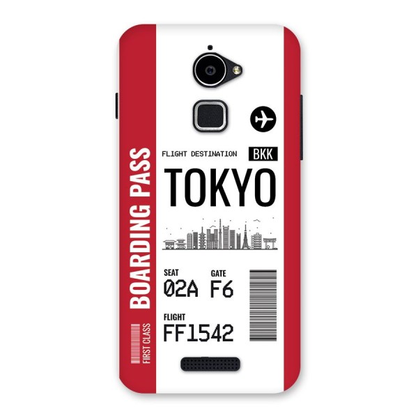 Tokyo Boarding Pass Back Case for Coolpad Note 3 Lite
