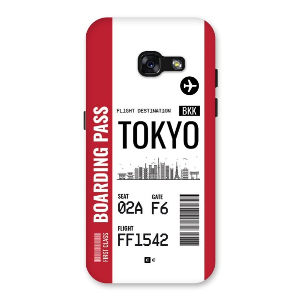 Tokyo Boarding Pass Back Case for Galaxy A3 (2017)