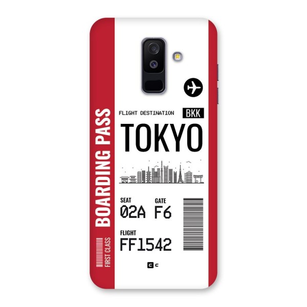 Tokyo Boarding Pass Back Case for Galaxy A6 Plus