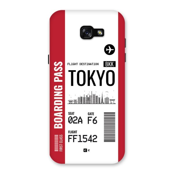Tokyo Boarding Pass Back Case for Galaxy A7 (2017)