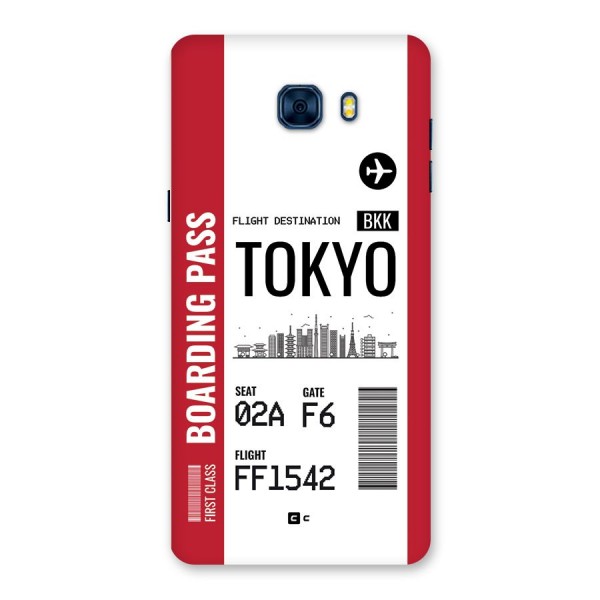 Tokyo Boarding Pass Back Case for Galaxy C7 Pro