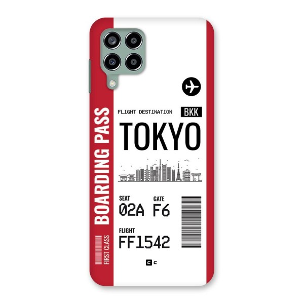 Tokyo Boarding Pass Back Case for Galaxy M33