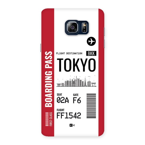 Tokyo Boarding Pass Back Case for Galaxy Note 5