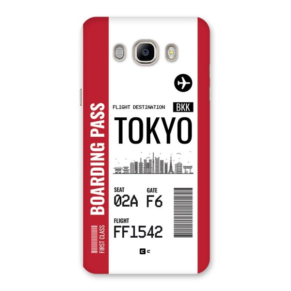 Tokyo Boarding Pass Back Case for Galaxy On8