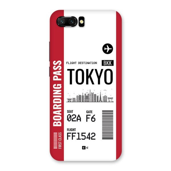 Tokyo Boarding Pass Back Case for Honor 10