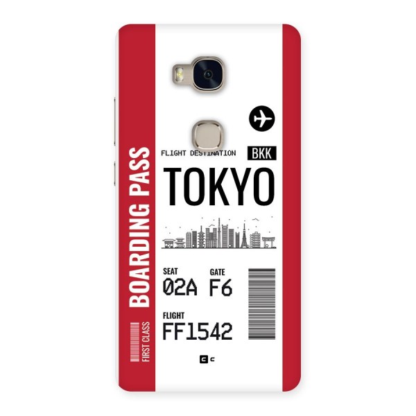 Tokyo Boarding Pass Back Case for Honor 5X