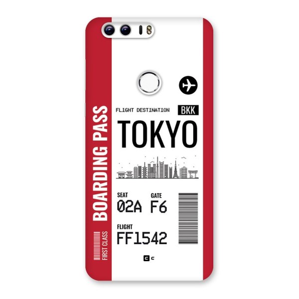 Tokyo Boarding Pass Back Case for Honor 8