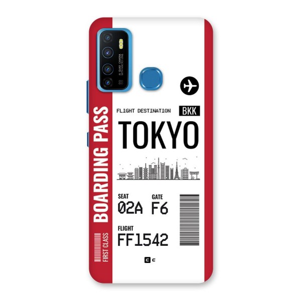 Tokyo Boarding Pass Back Case for Infinix Hot 9