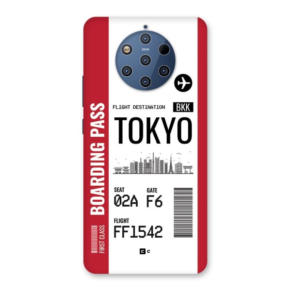 Tokyo Boarding Pass Back Case for Nokia 9 PureView