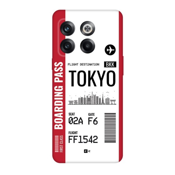 Tokyo Boarding Pass Back Case for OnePlus 10T