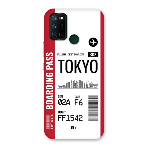 Tokyo Boarding Pass Back Case for Realme C17