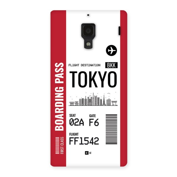 Tokyo Boarding Pass Back Case for Redmi 1s