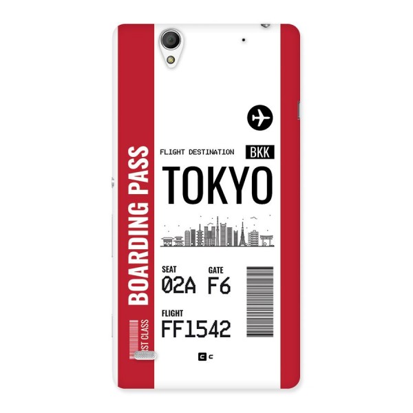 Tokyo Boarding Pass Back Case for Xperia C4