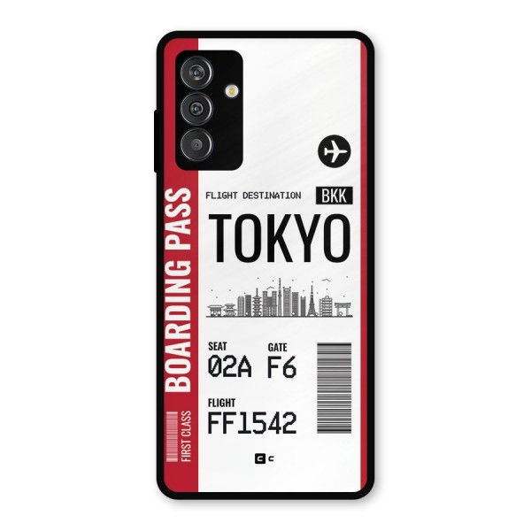 Tokyo Boarding Pass Metal Back Case for Galaxy M14 5G