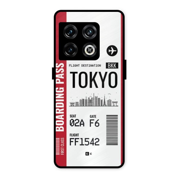 Tokyo Boarding Pass Metal Back Case for OnePlus 10 Pro 5G