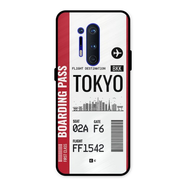 Tokyo Boarding Pass Metal Back Case for OnePlus 8 Pro