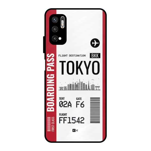 Tokyo Boarding Pass Metal Back Case for Poco M3 Pro 5G