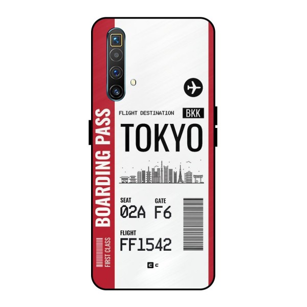 Tokyo Boarding Pass Metal Back Case for Realme X3
