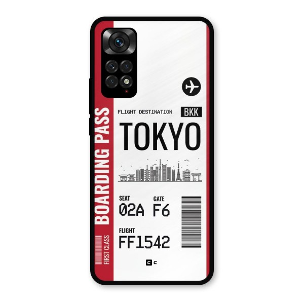 Tokyo Boarding Pass Metal Back Case for Redmi Note 11s