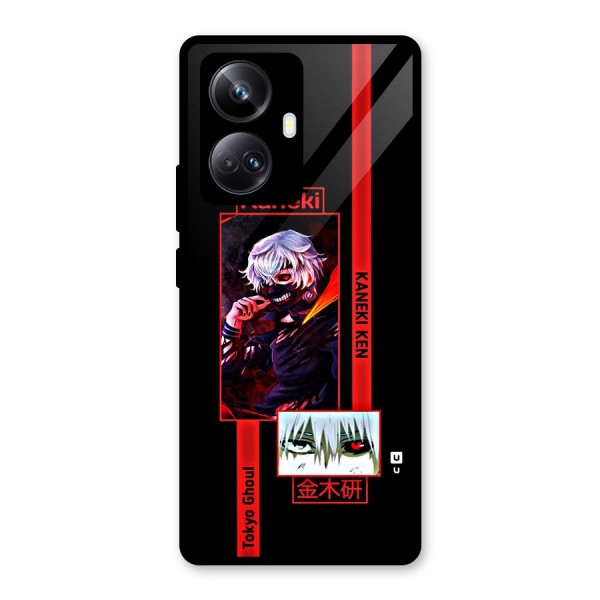 Tokyo Ghoul Kaneki Art Glass Back Case for Realme 10 Pro Plus