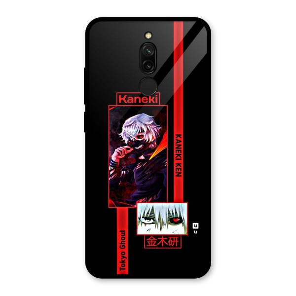 Tokyo Ghoul Kaneki Art Glass Back Case for Redmi 8