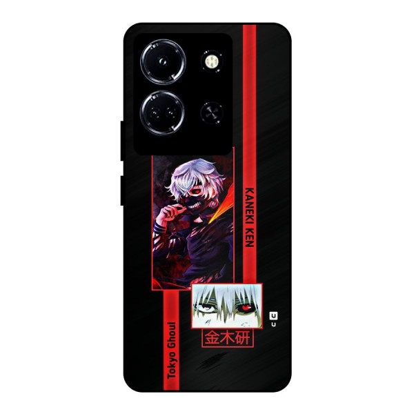 Tokyo Ghoul Kaneki Art Metal Back Case for Infinix Note 30 5G