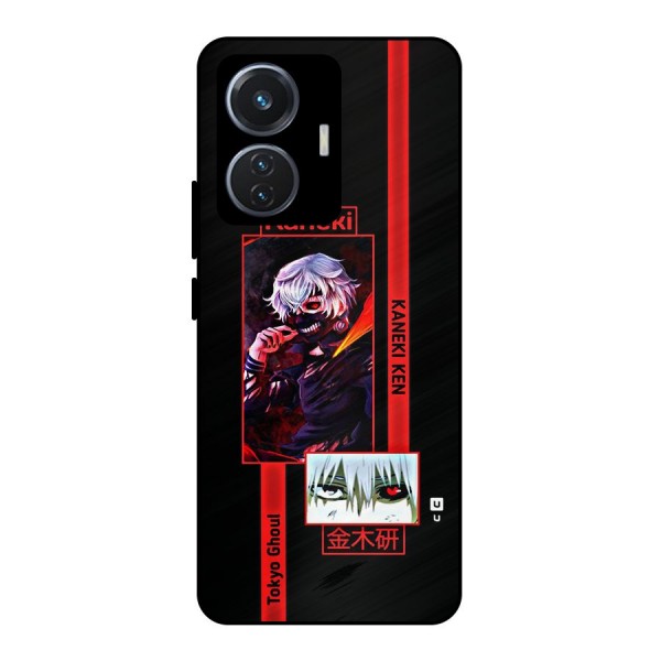 Tokyo Ghoul Kaneki Art Metal Back Case for iQOO Z6 44W