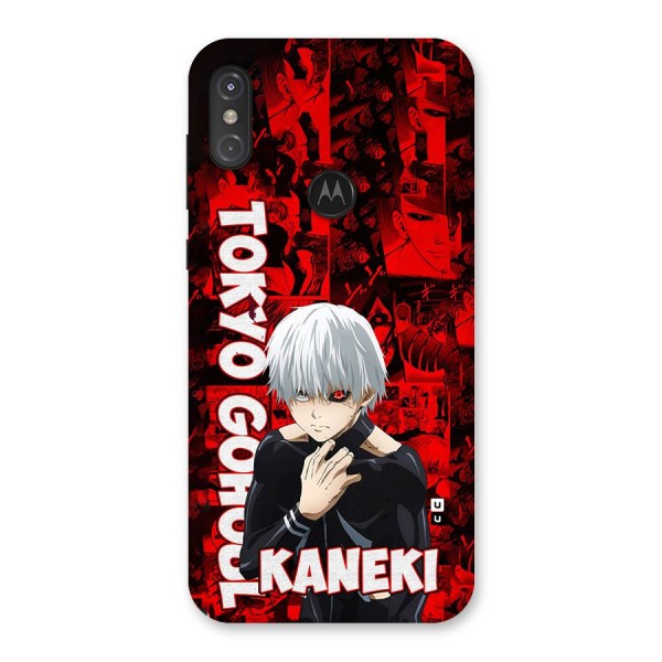 Tokyo Ghuoul Kaneki Back Case for Motorola One Power