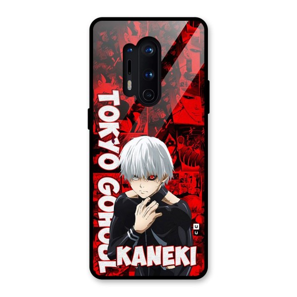 Tokyo Ghuoul Kaneki Glass Back Case for OnePlus 8 Pro