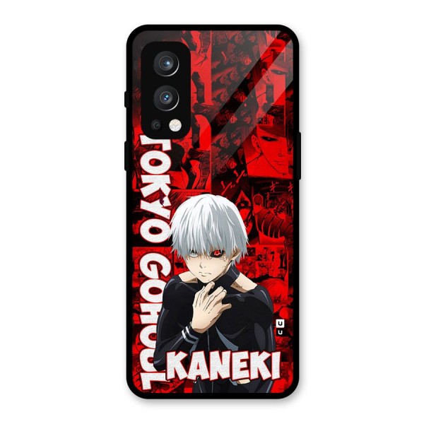 Tokyo Ghuoul Kaneki Glass Back Case for OnePlus Nord 2 5G