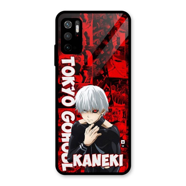 Tokyo Ghuoul Kaneki Glass Back Case for Poco M3 Pro 5G