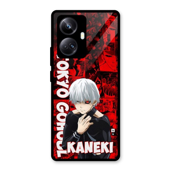 Tokyo Ghuoul Kaneki Glass Back Case for Realme 10 Pro Plus