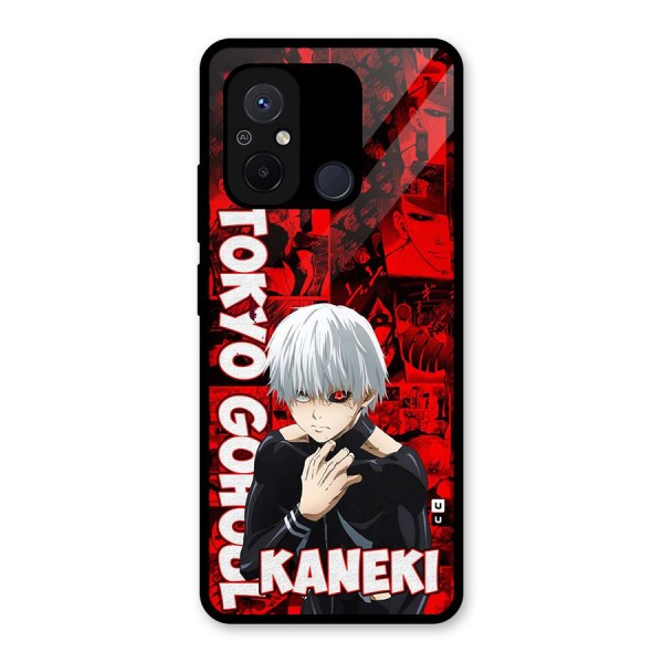 Tokyo Ghuoul Kaneki Glass Back Case for Redmi 12C