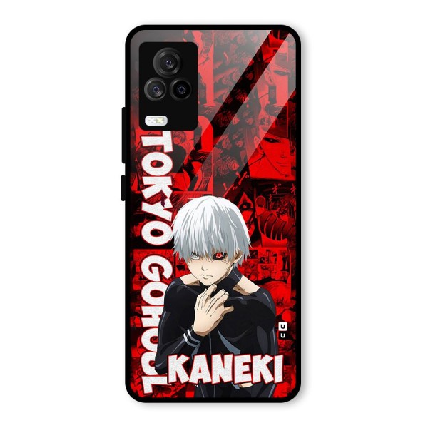Tokyo Ghuoul Kaneki Glass Back Case for Vivo iQOO 7 Legend 5G